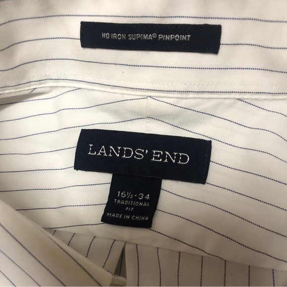 Lands End Long Sleeve Button Up - Picture 3 of 4